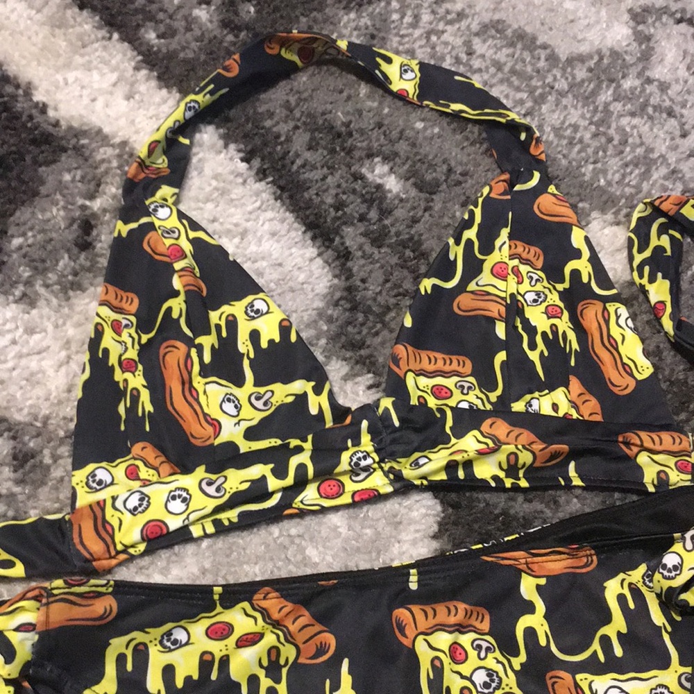 Sourpuss Pizza Party Bikini Set π - Picture 2 of 3